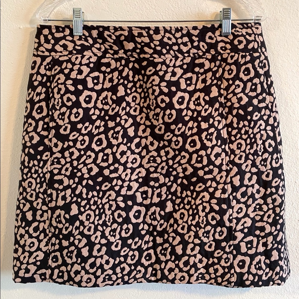 LOFT cheetah print skirt
